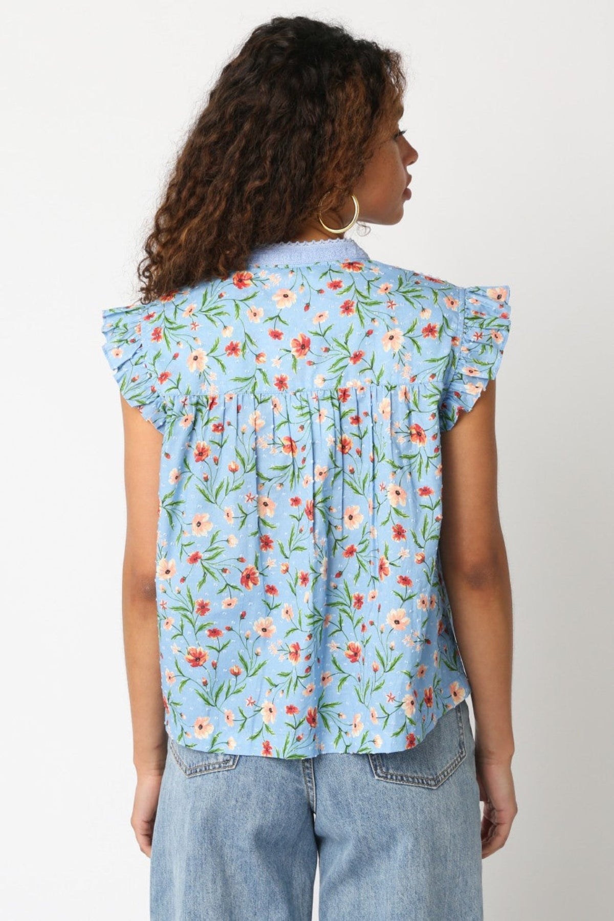 AYLEN COTTON FLORAL TOP