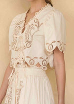 JULIE FRONT TIE TOP
