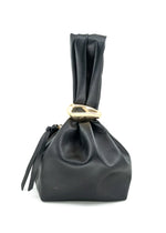 GABRIELA LEATHER WRISTLET HANDBAG