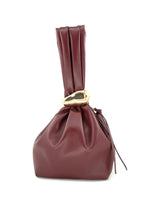 GABRIELA LEATHER WRISTLET HANDBAG