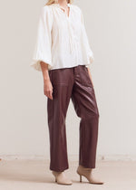 MELANIE BALLOON SLEEVE TOP