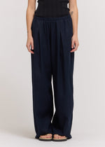 TARA LINEN PULL-ON PANTS