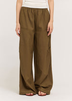 ALYSSA WIDE-LEG LINEN PANTS