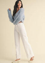 CLAIRE WHITE PALAZZO JEANS