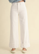 CLAIRE WHITE PALAZZO JEANS