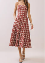 ELISA SLEEVELESS MIDI DRESS