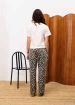 EMILIA LEOPARD BOBTAIL JEANS