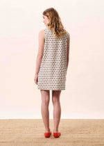 TAMARINIA CREAM DIAMOND DRESS
