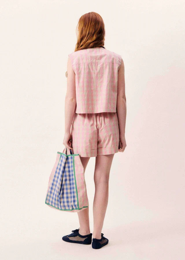 AURORA PINK SLEEVELESS VEST