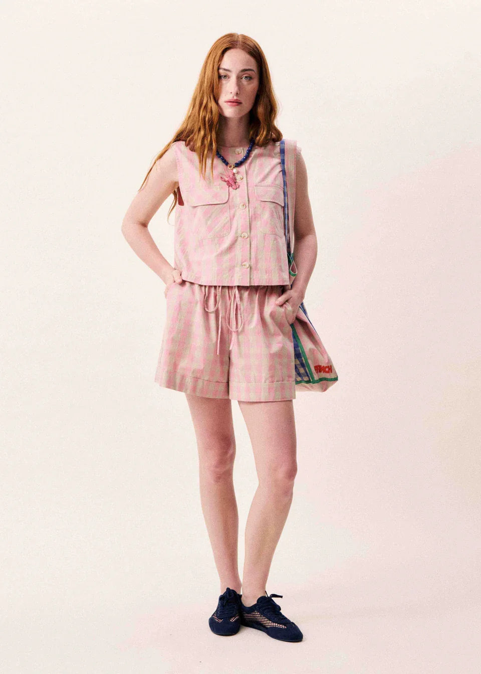 AURORA PINK SLEEVELESS VEST