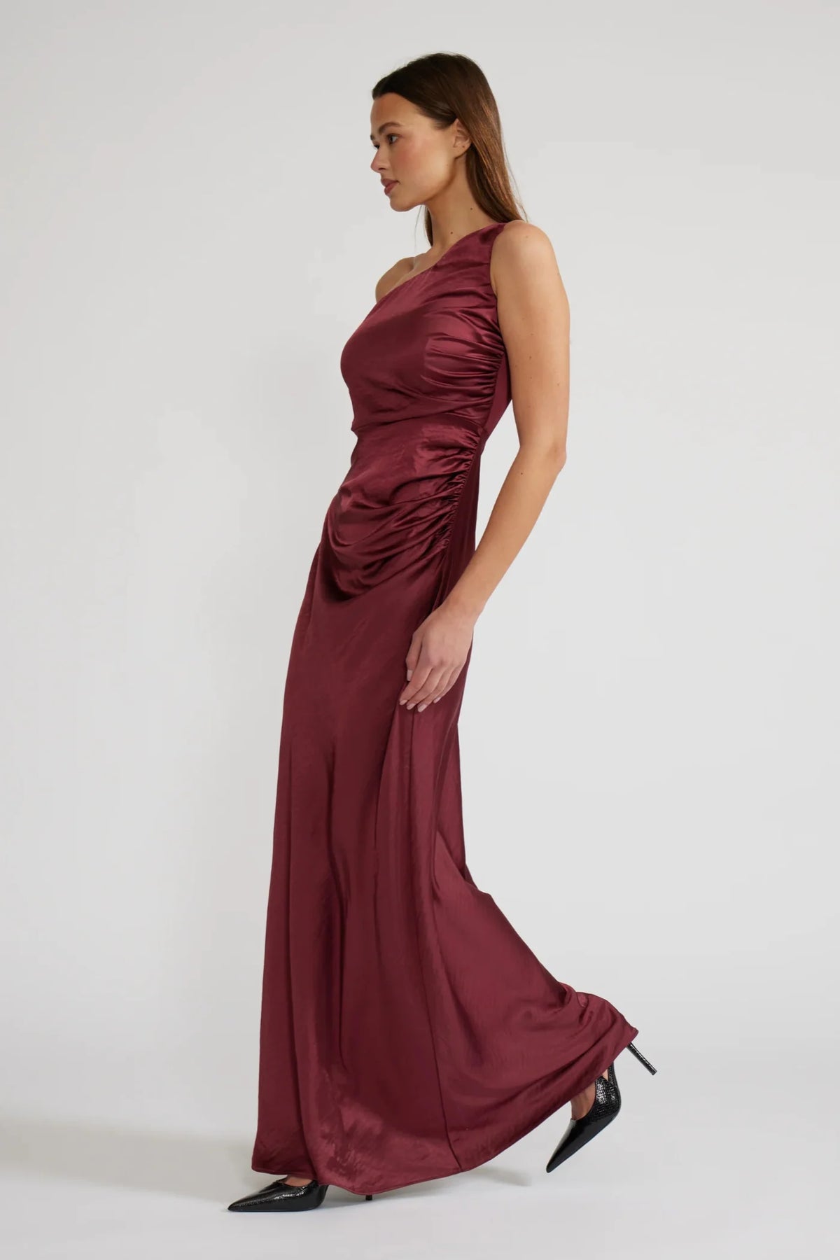 MILENA ONE SHOULDER DRESS