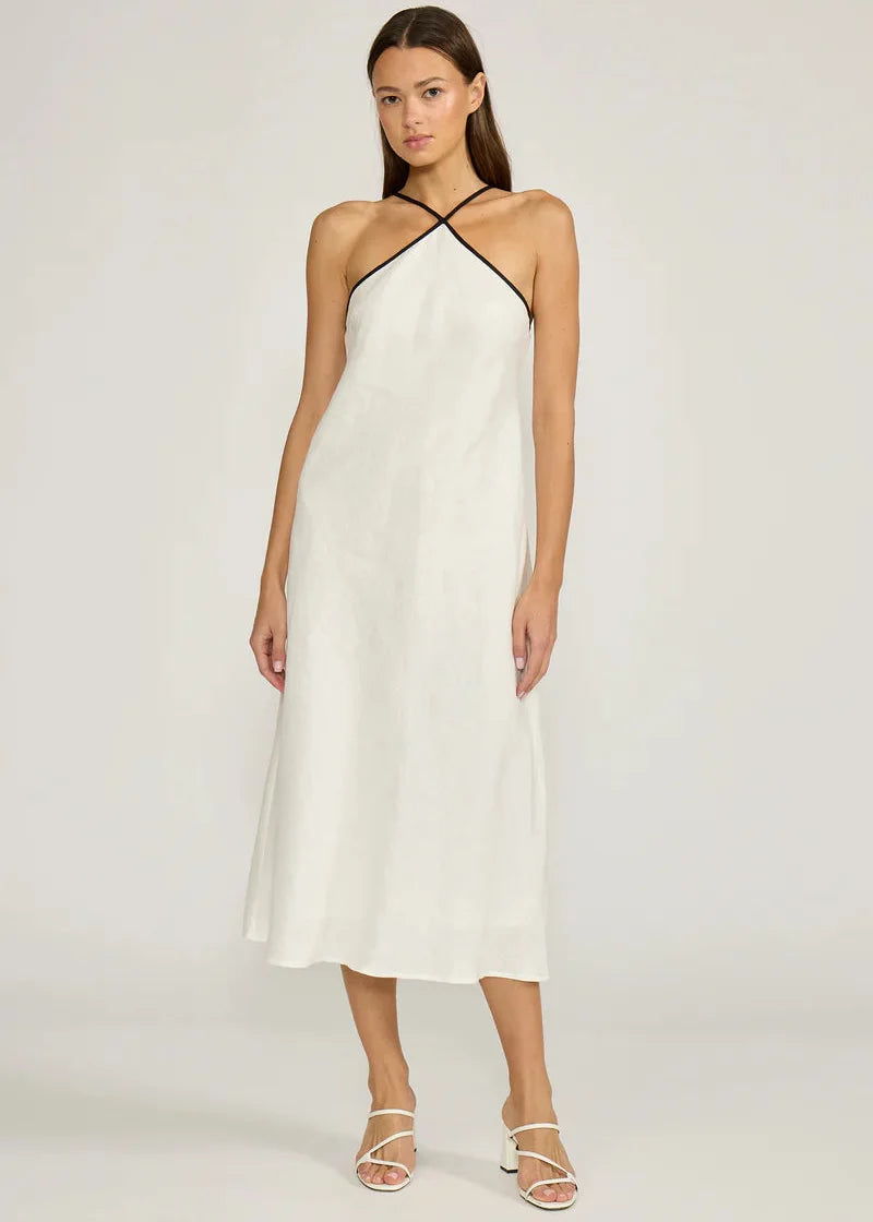 GRACIE HALTER MIDI DRESS