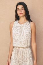 CECE TIE BACK TOP