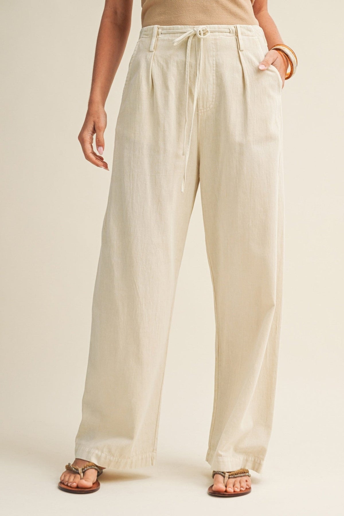 GRACIE STRAIGHT-LEG PANTS