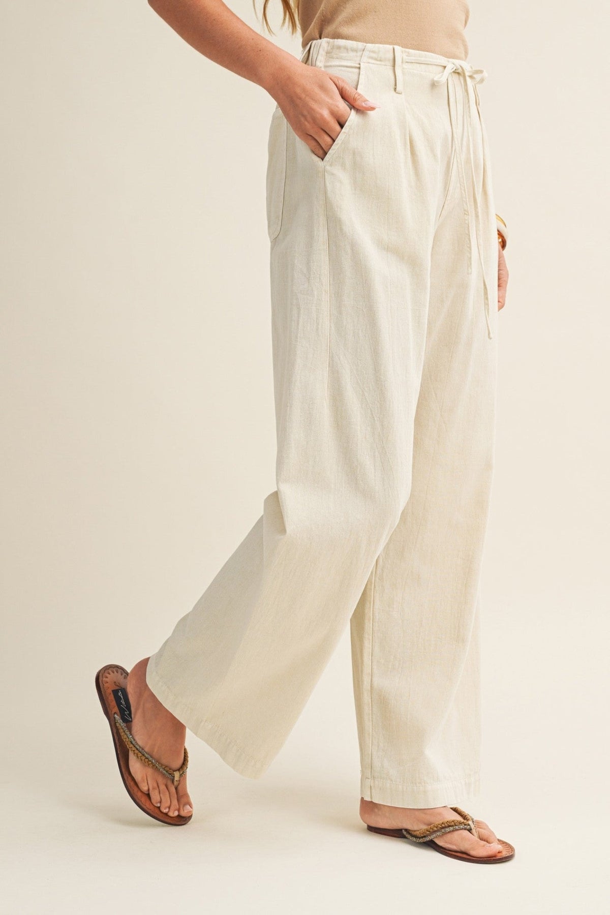 GRACIE STRAIGHT-LEG PANTS