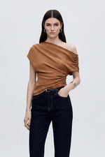 NAOMI ONE SHOULDER TOP