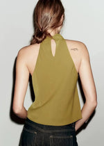 KAIA HALTER NECK TOP