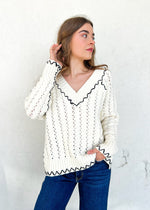 LUCY CABLE KNIT SWEATER