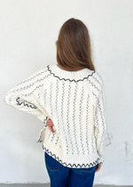 LUCY CABLE KNIT SWEATER