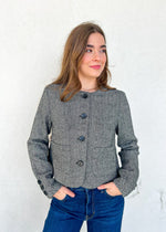SYLVIE HERRINGBONE JACKET