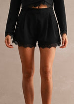 AMANDA LACE TRIM SHORTS