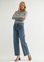 VICTORIA MID RISE JEANS