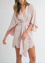 DAKOTA DRAPED MINI DRESS