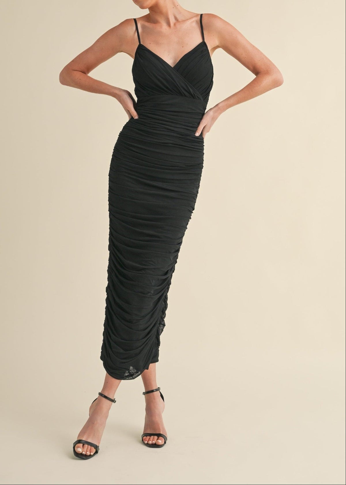 MADIGAN MESH BODYCON DRESS