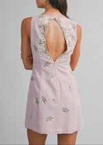VICTORIA SLEEVELESS MINI DRESS
