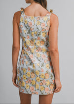 YSABELLE JACQUARD MINI DRESS
