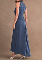 SARAH SATIN MAXI DRESS