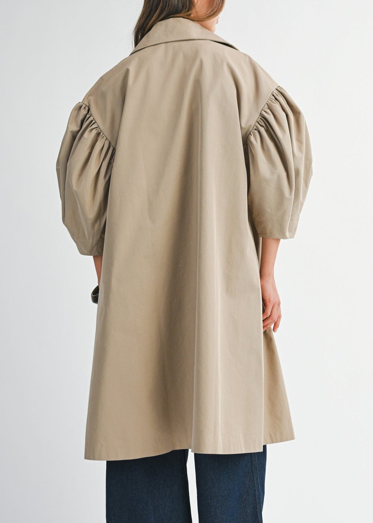 ROSETTA SCALLOPED TRENCH COAT