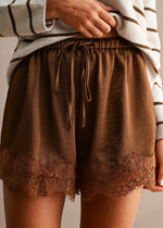 MILLE SATIN PULL-ON SHORTS