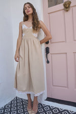 GRACIE EMBROIDERY MIDI DRESS