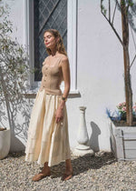 ALLISON KHAKI MIDI DRESS