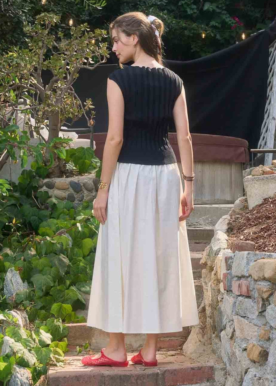 CLARA SLEEVELESS MIDI DRESS