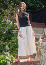 CLARA SLEEVELESS MIDI DRESS