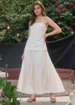 KAROL STRAPLESS MAXI DRESS