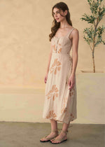 DAHLIA EMBROIDERED MIDI DRESS