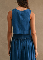 MARIANNE DENIM CROP TOP