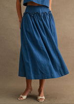 MARIANNE DENIM MIDI SKIRT