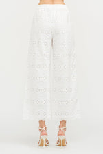 MANDY BIARRITZ EMBROIDERED PANTS