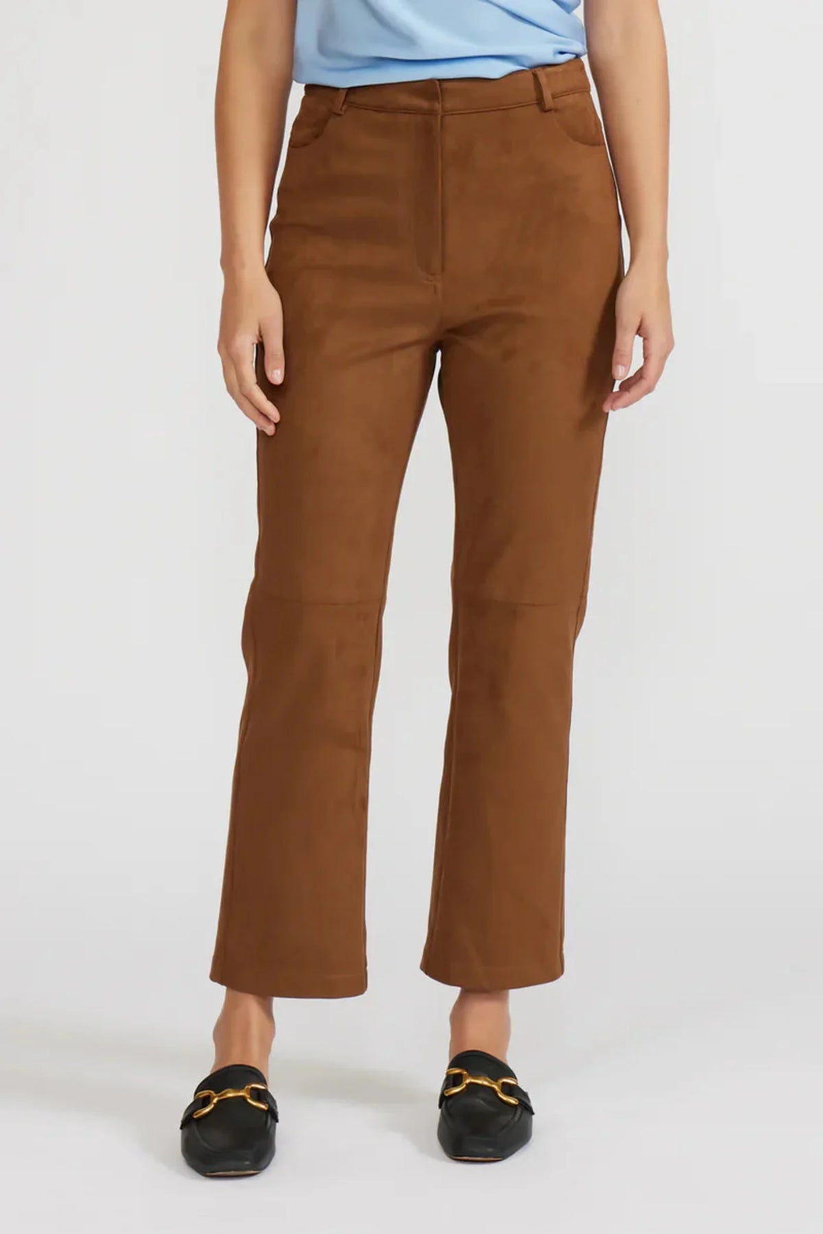 OLIVER TOFFEE SUEDE PANTS