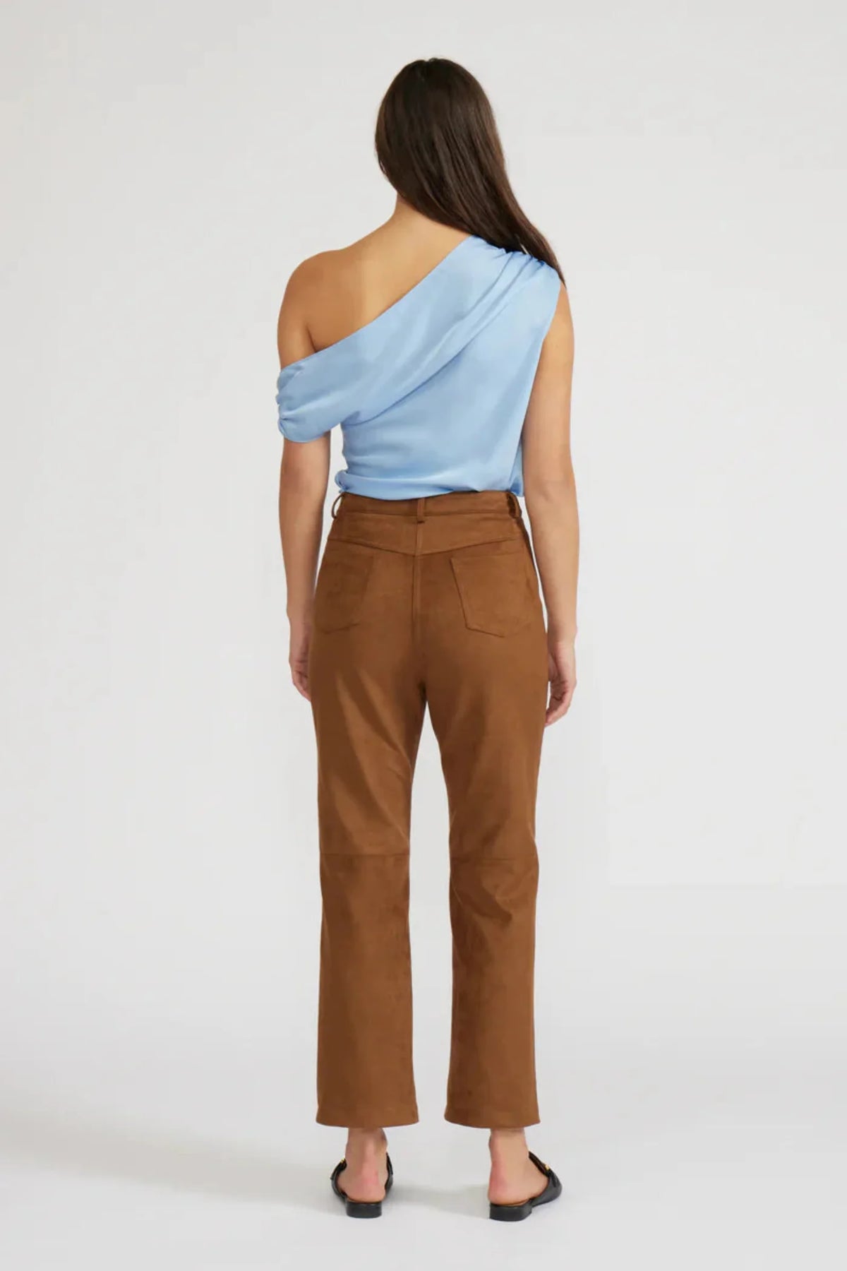 OLIVER TOFFEE SUEDE PANTS