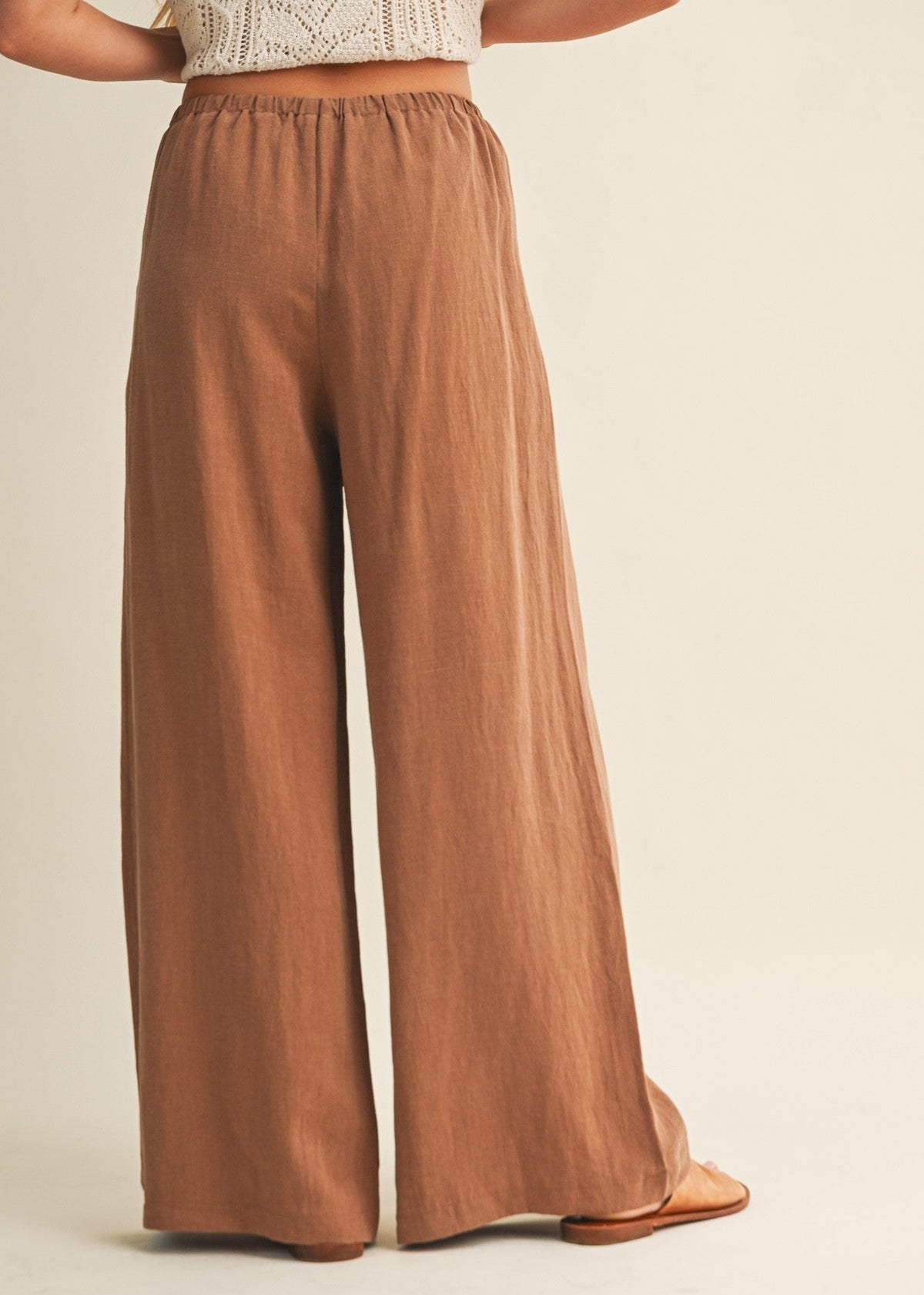 MAKAELA WIDE-LEG PANTS