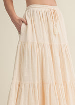 NOAH TIERED MAXI SKIRT