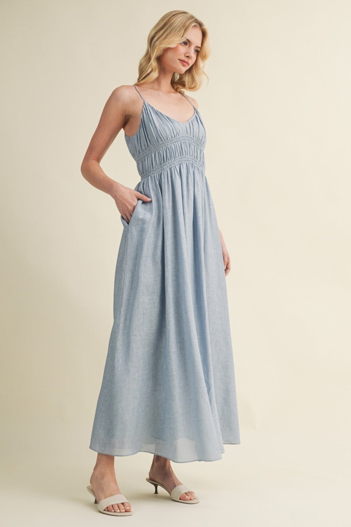 ABBEY SLEEVELESS MAXI DRESS
