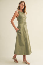 HELENA SLEEVELESS MIDI DRESS