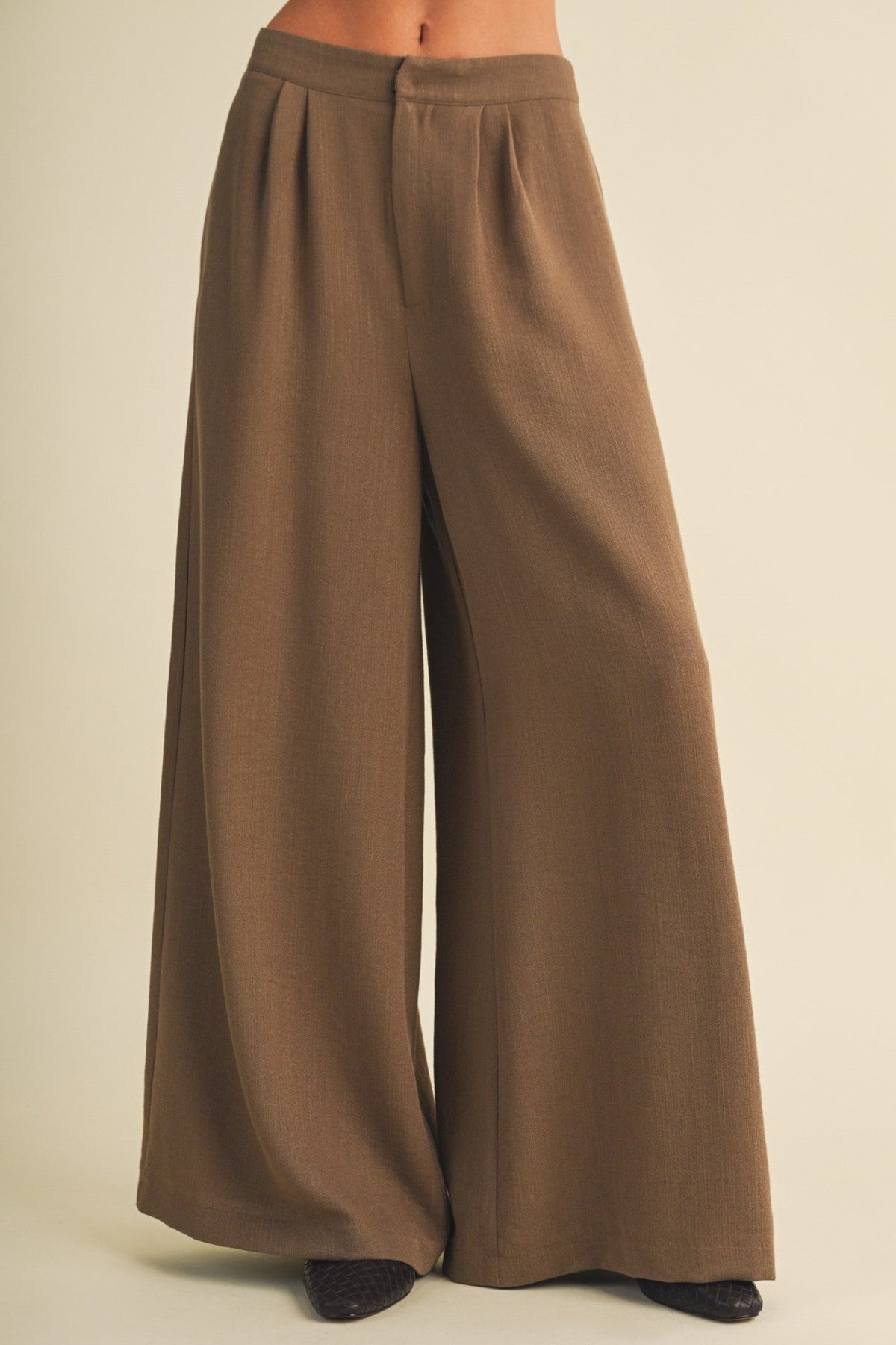 MAE WIDE-LEG PALAZZO PANTS