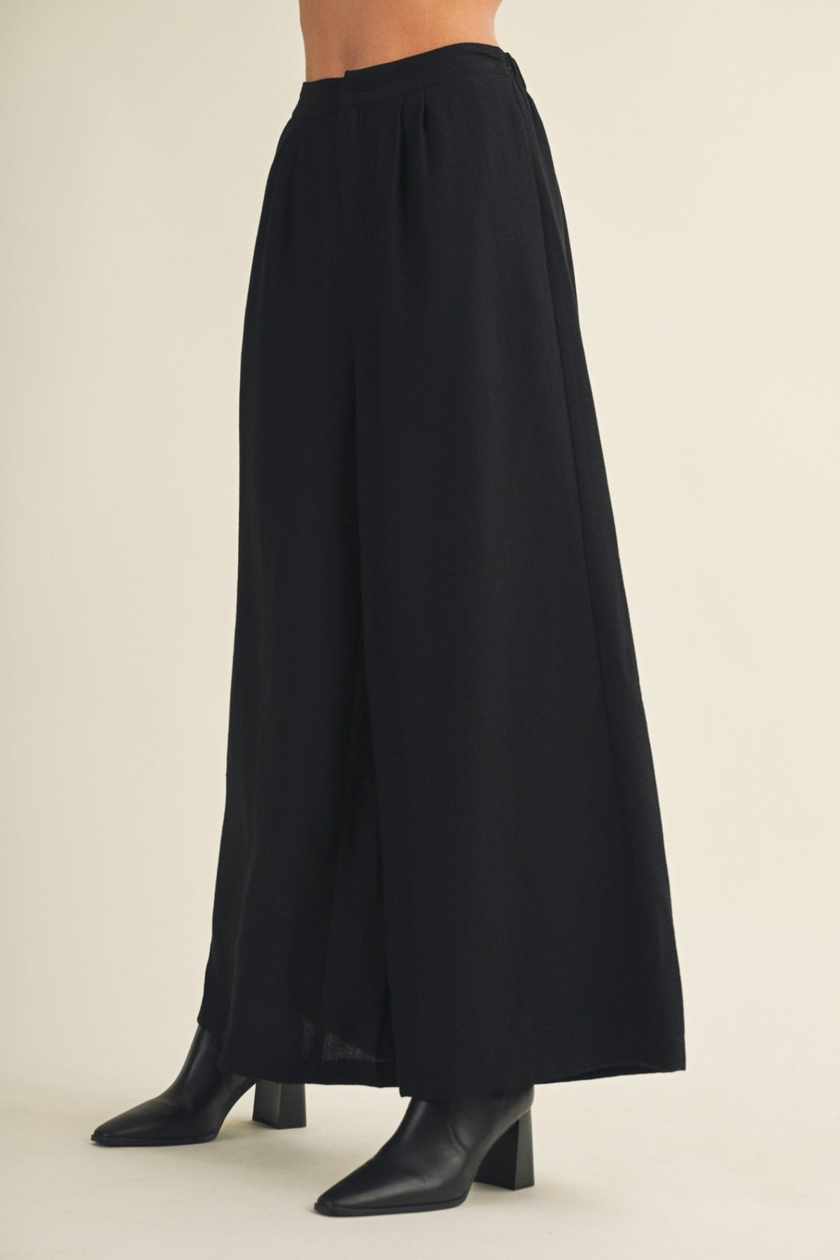 MAE WIDE-LEG PALAZZO PANTS